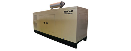 247.5KVA-495KVA Generador Weichai de bajo ruido establece alta velocidad 1500r/min