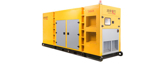 Unidad de generación de gas de 33 KVA-1375 KVA con refrigeración de ventilador-radiador perdida